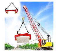 Morsetto di sollevamento regolabile in lega di acciaio, morsetto a catena ad alto carico per trasporto verticale di lamiera, granito e marmo (41,9 - 97 cm)