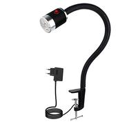Morsetto di tipo C flessibile a collo di cigno, 900 lumen, luce da lavoro a LED, con macchina da cucire, macchina da cucire, illuminazione industriale