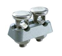Morsetto doppio per dispersore a croce Dehn 8/10 mm zincato 302011