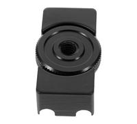 Morsetto Fermacavo per Fotocamera Digitale Sgancio Rapido in Alluminio Nero | Modelli DSLR e Riprese in Studio, Installazione senza Attrezzi, Leggero, per Fotografi e Reporter