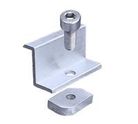 Morsetto finale Alusistemi per fotovoltaico 40 mm alluminio ATL004.8040