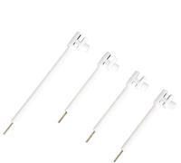 Morsetto for elettrodi in foglio di platino PTFE for sistema a tre elettrodi - Platino conduttivo, 1 pz, spessore del campione fino a 5 mm(10x10mm)