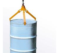 Morsetto for fusti verticale, sollevatore for fusti in acciaio e plastica da 55 galloni, gancio espansore for fusti di petrolio in lega di acciaio Pinze di sollevamento(Color1)