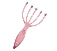 Morsetto for massaggio cervicale manuale Morsetto portatile for collo Spalla Massaggiatore cervicale Rullo for impastare Collo Morsetti for collo da ufficio (Size : Five Claws Massager-Pink)