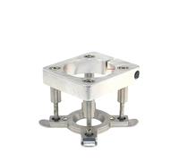 Morsetto for piastra di pressione automatica CNC, diametro 65/75/80/85/90/100/105/125 mm, supporto for fissaggio a piede for macchina router con motore a mandrino Fresatura di metalli(4 feet,125mm)