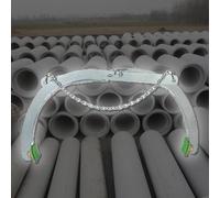 Morsetto for pietre a catena con forbici for sollevamento ad alta resistenza, utilizzato for trasportare tubi di cemento for un facile trasporto(M)