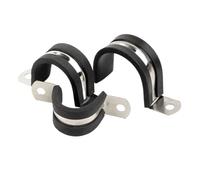 Morsetto for tubo dell'acqua tipo U/R in acciaio inossidabile 304, striscia di gomma, isolamento antiurto, anello for sella da cavallo(U Type M190 (1Pcs))