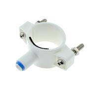 Morsetto for tubo di scarico dell'acqua da 40 mm, clip for valvola a sella, attacco rapido for tubo flessibile da 1/4" OD, inverso