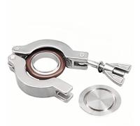 Morsetto for vuoto da 2 pezzi in acciaio inossidabile 304, flangia, anello centrale, raccordi for tubi, morsetti ad anello, morsetto a cerniera KF10 KF16 KF25 KF40 KF50(16 series)