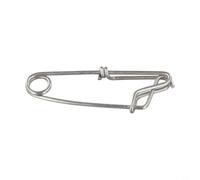 Morsetto galleggiante a scatto per pesca ideale per tonno, squali e granchi, con struttura in acciaio inox (B 30 x 110 mm)