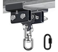 Morsetto in acciaio con gancio per travi metalliche da 9,5 a 17 cm per pendi...