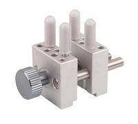 Morsetto in lega di alluminio di precisione per supporto di parti dimensionate nella lavorazione di modelli di costruzione di gioielli Design Assemblaggio elettronico e piccoli compiti di perforazione