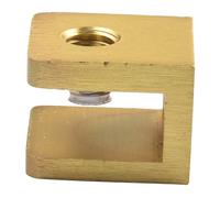 Morsetto in rame robusto per scaffalature in vetro e adatto a molte applicazioni