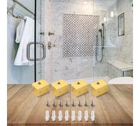 Morsetto in rame robusto per scaffalature in vetro e adatto a molte applicazioni