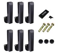 Morsetto in vetro a montaggio laterale in acciaio inox, resistente per recinzione piscina e ringhiera del balcone, vetro da 8-13 mm con perni di sicurezza e rondelle in gomma