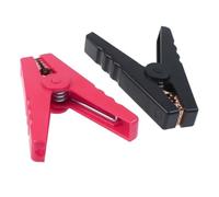 Morsetto isolato for caricabatterie con clip a coccodrillo grandi 100A da 2 pezzi/set