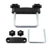 Morsetto Largo per Ruotino Scala 6cm Installazione per facile | Dado di bloccaggio incluso, furto, misura 6cm, metallo+PP, installazione rapida utensili(8 CM)