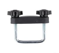 Morsetto Largo per Ruotino Scala 6cm Installazione per facile | Dado di bloccaggio incluso, furto, misura 6cm, metallo+PP, installazione rapida utensili(6 CM)
