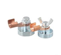Morsetto magnetico per saldatura a terra progettato per un fissaggio rapido e sicuro a pali e superfici metalliche, supporta la saldatura fornendo un punto di terra stabile (piccolo + grande)