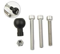 Morsetto manubrio moto con 1 sfera e viti M/8 per attacco RAM-B-367U