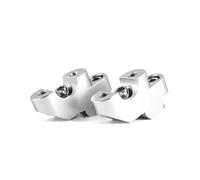 Morsetto Manubrio Per HON&DA NC750S NC750S DCT 2014-2015 Rialzo Manubrio Per Moto Morsetto Per Manubrio(D'argento)