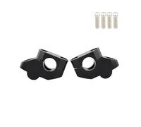 Morsetto Manubrio Per Suzuki DR200 DRZ400 GS500E GS500F Morsetti Per Manubrio Moto(Nero)
