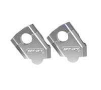 Morsetto Manubrio Per YA&MAHA MT07 MT-07 MT 07 Supporto Manubrio Riser Per Moto(D'argento,22mm)