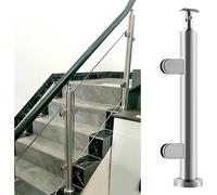 Morsetto moderno a forma di S, rotondo, per ringhiere, patio e giardino, elegante e facile da installare, per uso domestico e esterno