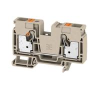 Morsetto passante Weidmuller Push-In 16mmq beige