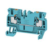 Morsetto passante Weidmuller Push-In 2,5mmq blu