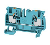 Morsetto passante Weidmuller Push-In 4mmq blu