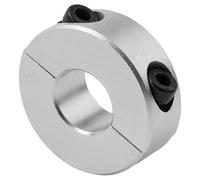 Morsetto per albero in due pezzi, in lega di alluminio, doppia divisione, DIN 912, anello regolabile, supporta 13 mm, 15 mm, 16 mm, 20 mm, 25 mm, 30 mm, diametro albero, montaggio sicuro per progetti