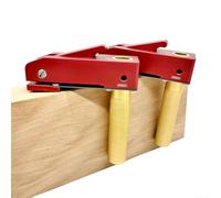 Morsetto per banchi per la lavorazione del legno con campo di serraggio da 150 mm e corpo in lega di alluminio, progettato per pialla tavolo e piano di lavoro in rete (D)