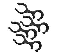 Morsetto per bastone da trekking: supporto per bastone di otto forme, dimensioni esterne di 4x3x1 cm più peso totale di 20 g, costruzione del pezzo di materiale in acrilonitrile butadiene stiren