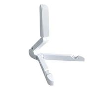 morsetto per beuta Porta tablet di telefono pieghevole Staffa regolabile Servitore desktop Tripode Stability Support per iPhone 13 Pro Max iPad Morsetto(WHITE)