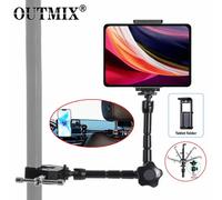 Morsetto per braccio magico per supporto da auto per tablet da 4-11 pollici con adattatore da 1/4" per supporto per sedile posteriore iPad Accessori per tablet per telefono in auto