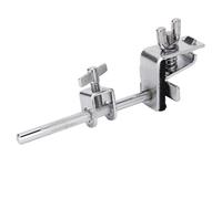 Morsetto per Campanaccio, Morsetto per Tamburo Regolabile in Acciaio Inossidabile Ganasce Ad Azione Parallela Supporto per Campanaccio per Batteristi, Accessorio a Percussione