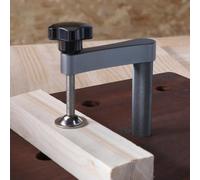 Morsetto per cani da banco con attacco da 3/4", corpo in alluminio massiccio e vite in acciaio inossidabile per prestazioni di lunga durata in falegnameria (20 mm)