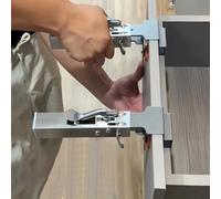 Morsetto per cassetto a pressione rapida, pannello telescopico regolabile per la lavorazione del legno Pannello di installazione speciale Supporto per morsetto fisso ausiliario 1pc