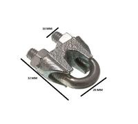 Morsetto Per Cavo A Fune U Bolt 8Mm 5/16 ZP Confezione Da 4