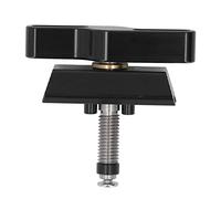 Morsetto per cerniera per bici pieghevole Parti di riparazione per fibbia pieghevole in lega di alluminio C Anodo nero