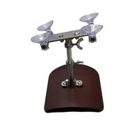 Morsetto per chitarra con base stabilizzante Design antiscivolo sicuro Supporto ergonomico Struttura in metallo Adatto per suonare esteso Pad ergonomico per chitarra con supporto a ventosa