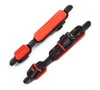 Morsetto per costruttori di canne fai da te con corpo in metallo con trattamento anticorrosione e base in gomma rossa per attività controllate di tenuta dell'asta (A)