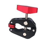 Morsetto per fotocamera con braccio magico in alluminio universale 1/4 3/8 con base antiscivolo per accessori montaggio per treppiede per fotocamera Staffa montaggio per fotocamera in alluminio