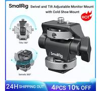 Morsetto per fotocamera SmallRig DSLR supporto per Monitor regolabile girevole e inclinabile con supporto per viti per Monitor Flash Light attacco fai da te 2905B