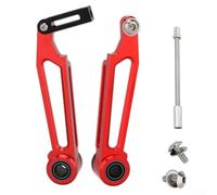 Morsetto per freni a V, per bicicletta pieghevole, 100 mm, in alluminio | Lega di alluminio, design leggero, lunghezza braccio 100 mm, compatibile con cerchioni 406/451, nero o rosso