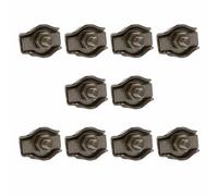 Morsetto per fune metallica semplice da 3 mm / impugnature per cavi CONFEZION...