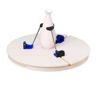 Morsetto per giradischi in ceramica, regolabile e portatile, morsetto in ceramica per il fissaggio di sculture e riparazioni, ideale per principianti, professionisti, progetti in ceramica per famiglie