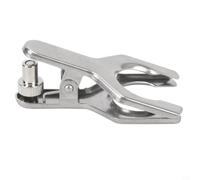 Morsetto per giunto sferico in acciaio inossidabile 35# supporto da laboratorio per bocca della bottiglia - fissaggio a vite superiore per apparecchi di reflusso di distillazione 10 x 6 x 5 cm
