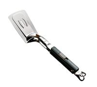 Morsetto per griglia - Pinza per alimenti in acciaio inossidabile da 29 cm, design per drenaggio 'olio | Spatola con morsetto antiscottatura con sostenibilità, clip per pala a doppia faccia in